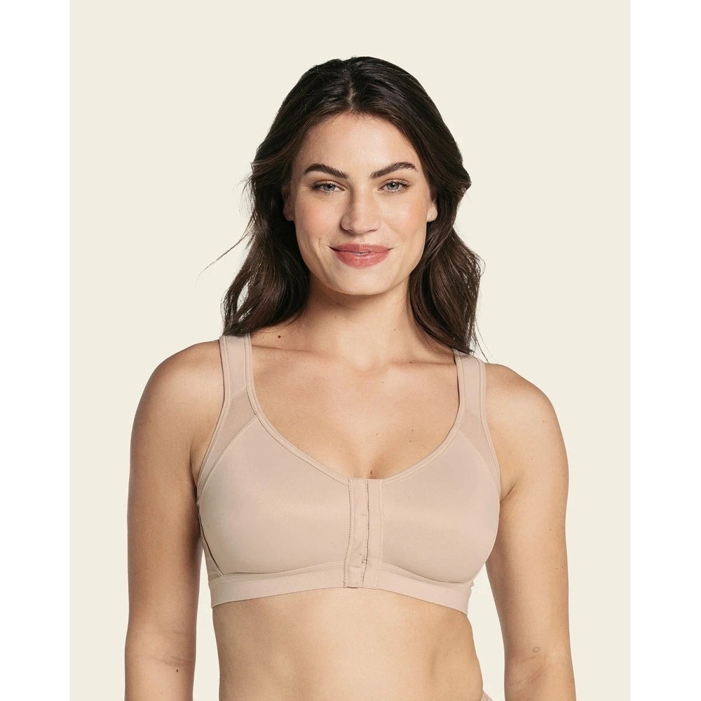 Leonisa Multi‎ Functional Unlined Wireless Posture Corrector Bra Light Brown 40